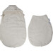 MamaLoes Teddy Boucle Naturel Autostoel Voetenzak ML020904