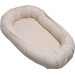 MamaLoes Teddy Boucle Naturel Omkeerbaar Babynest & Omkeerbaar Boxkleed