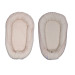 MamaLoes Teddy Boucle Naturel Omkeerbaar Babynest & Omkeerbaar Boxkleed