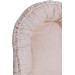 MamaLoes Teddy Boucle Naturel Omkeerbaar Babynest & Omkeerbaar Boxkleed