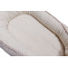 MamaLoes Teddy Boucle Naturel Omkeerbaar Babynest & Omkeerbaar Boxkleed