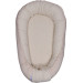 MamaLoes Teddy Boucle Naturel Omkeerbaar Babynest & Omkeerbaar Boxkleed