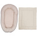 MamaLoes Teddy Boucle Naturel Omkeerbaar Babynest & Omkeerbaar Boxkleed