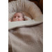 MamaLoes Teddy Boucle Nougat 75 x 100 cm Wiegdeken ML020814