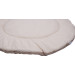 MamaLoes Teddy Boucle Nougat 90 cm Rond Omkeerbaar Boxkleed ML020256