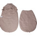 MamaLoes Teddy Boucle Nougat Autostoel Voetenzak ML020905