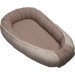 MamaLoes Teddy Boucle Nougat Omkeerbaar Babynest & Omkeerbaar Boxkleed