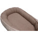 MamaLoes Teddy Boucle Nougat Omkeerbaar Babynest & Omkeerbaar Boxkleed