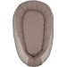 MamaLoes Teddy Boucle Nougat Omkeerbaar Babynest & Omkeerbaar Boxkleed