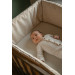 MamaLoes Velours Rib Beige 30 x 180 cm Bedbumper ML020511