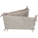 MamaLoes Velours Rib Beige 30 x 180 cm Bedbumper ML020511