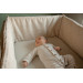 MamaLoes Velours Rib Beige 30 x 180 cm Bedbumper ML020511