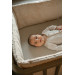 MamaLoes Velours Rib Beige 30 x 180 cm Bedbumper ML020511
