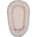 MamaLoes Velours Rib Beige Omkeerbaar Babynest ML020121