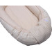 MamaLoes Velours Rib Beige Omkeerbaar Babynest ML020121