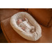 MamaLoes Velours Rib Groen Omkeerbaar Babynest ML020123