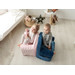 Albero Mio Velvet Navy Kinderfauteuil