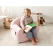 Albero Mio Velvet Roze Kinderfauteuil