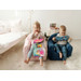 Albero Mio Velvet Roze Kinderfauteuil