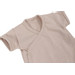 MamaLoes Zand Maat 68 Korte Mouw Overslag Romper ML010261