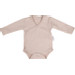 MamaLoes Zand Maat 62 Lange Mouw Overslag Romper ML010251