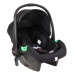 MamaLoes Marly Zwart/Rose 3-in-1 Combi Kinderwagen incl. Autostoel ML050102