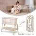 Lorelli Millie Beige Wieg Aan Bed