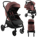 Momi Clara Burgundy Wandelwagen WOSP00069