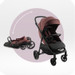 Momi Clara Burgundy Wandelwagen WOSP00069