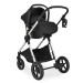 Moni Alina Black Onyx 3-in-1 Combi Kinderwagen incl. i-Size Autostoel 112065