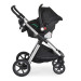 Moni Alina Black Onyx 3-in-1 Combi Kinderwagen incl. i-Size Autostoel 112065