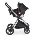 Moni Alina Dark Green 3-in-1 Combi Kinderwagen met i-Size Autostoel