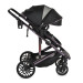Moni All Road Black 3-in-1 Combi Kinderwagen incl. i-Size Autostoel 112018