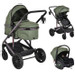 Moni All Road Dark Green 3-in-1 Combi Kinderwagen incl. i-Size Autostoel 112019