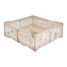 Moni GameZone Beige 200 x 180 cm Speelkleed / Box / Ballenbak
