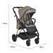 Moni Merci Beige 3-in-1 Kinderwagen met i-Size Autostoel