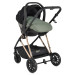 Moni Merci Dark Green 3-in-1 Kinderwagen met i-Size Autostoel