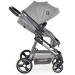 Moni Nania Giselle Grey 2-in-1 Kinderwagen incl. Adapters 111860
