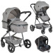 Moni Nania Giselle Grey 3-in-1 Kinderwagen incl. i-Size Autostoel