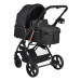 Moni Rafaello Black 3-in-1 Combi Kinderwagen Incl. i-Size Autostoel