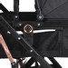 Moni Rafaello Black 3-in-1 Combi Kinderwagen Incl. i-Size Autostoel