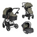 Moni Rafaello Olive Green 3-in-1 Combi Kinderwagen Incl. i-Size Autostoel