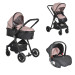 Moni Rio Pink 3-in-1 Combi Kinderwagen Incl. i-Size Autostoel