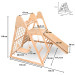 Moni Toys Little Gym 4-in-1 Houten Speeltoestel