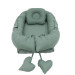 Mordesign Emerald Green Babynest met Kussen D15