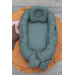 Mordesign Emerald Green Babynest met Kussen D15