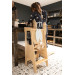 Mordesign Houten Montessori Leertoren / Keukenhulp LRN-TWR-01