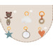 Mordesign Leaf Cappuccino Activiteiten Gym / Speelkleed FD19-FD11