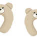 Mordesign Morbear Cappuccino Voedingskussen FD-19