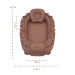Mordesign Morremix Ruffle Brown Large Babynest FD-11